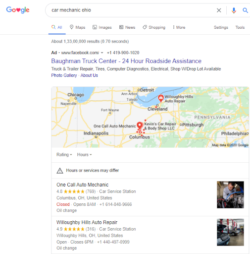 Local vs Organic Search