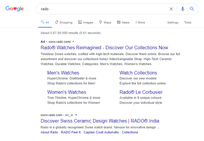 Google Organic Search