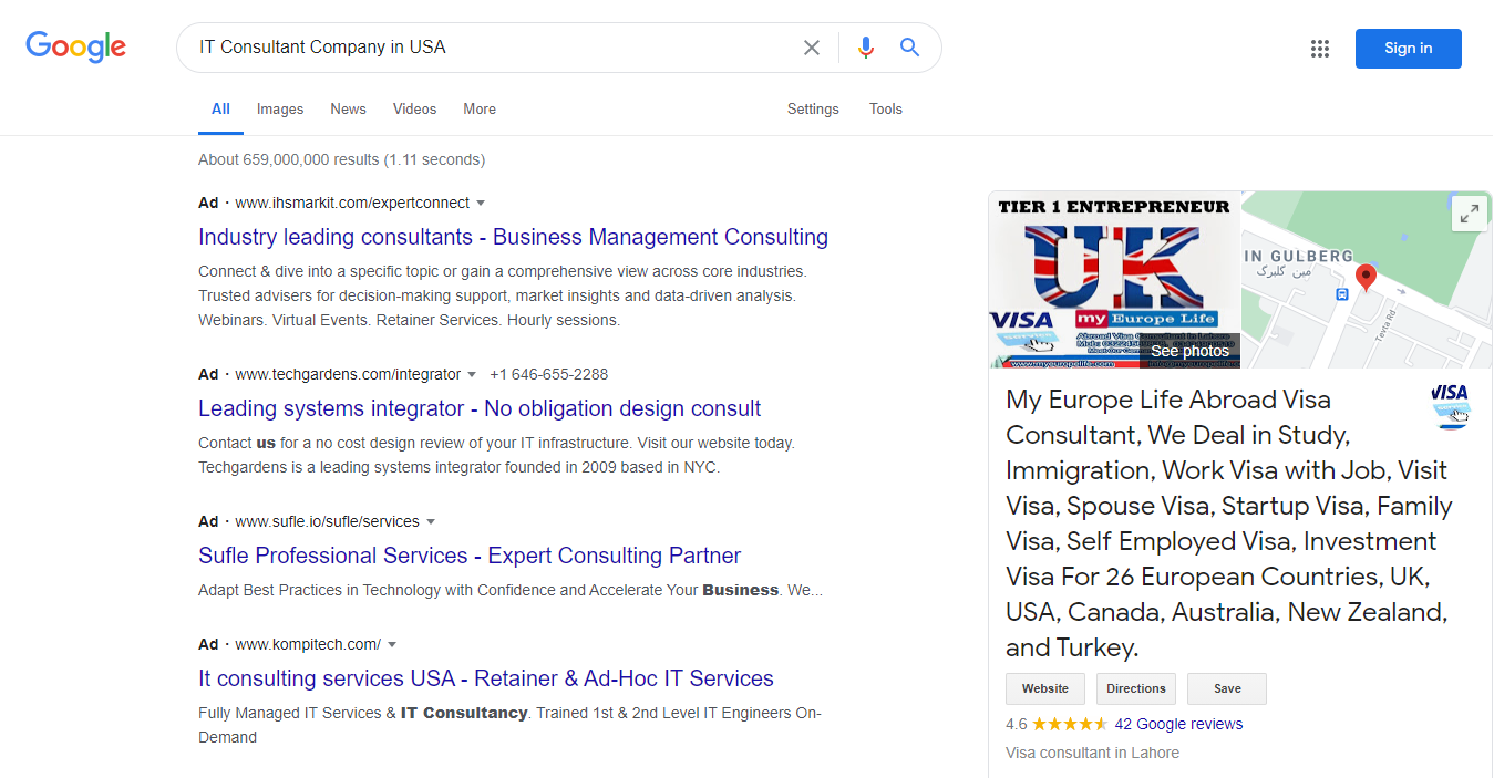 SEA Search Engine Advertising