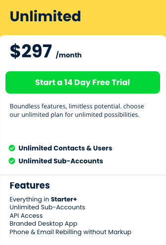 Agency Unlimited Plan